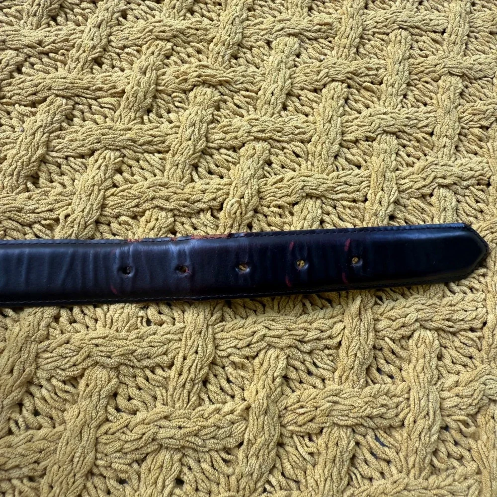 Coach belt handcrafted